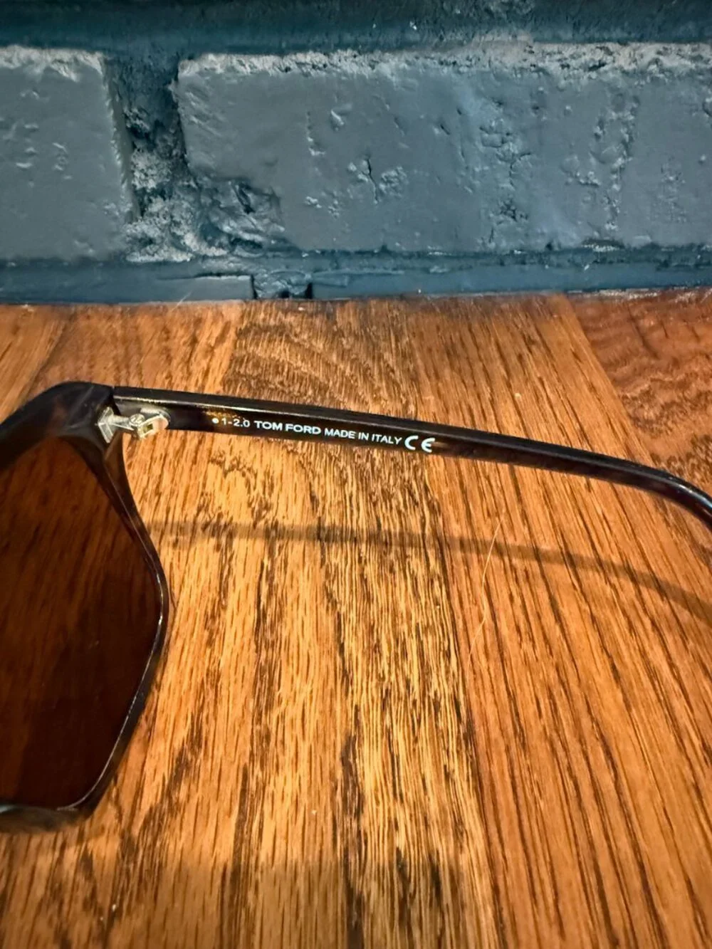 Tom Ford Faye Polarized Dark Tortoiseshell Oversized Sunglasses